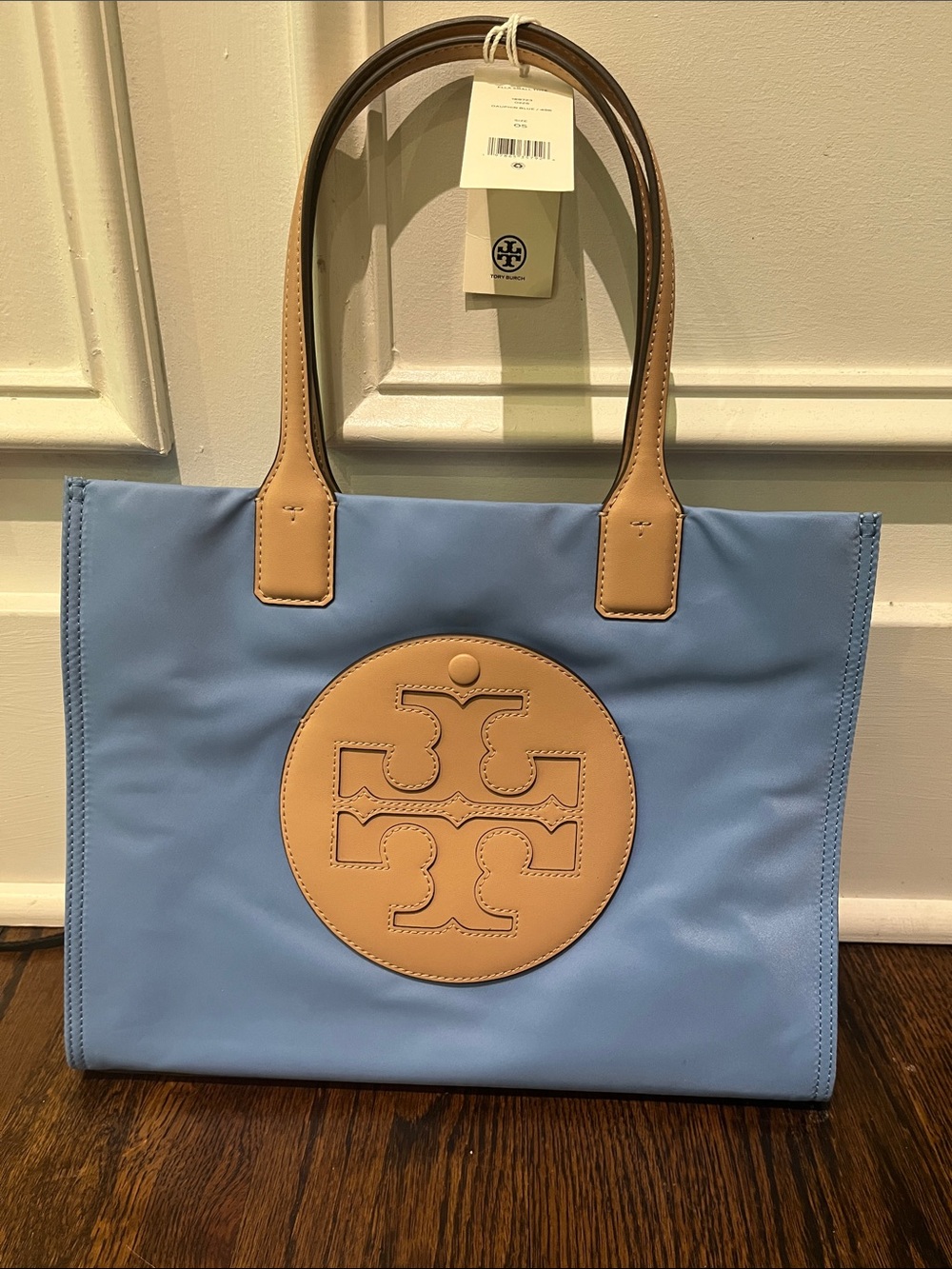 Tory Burch Ella Small Tote in Dauphin Blue NWT